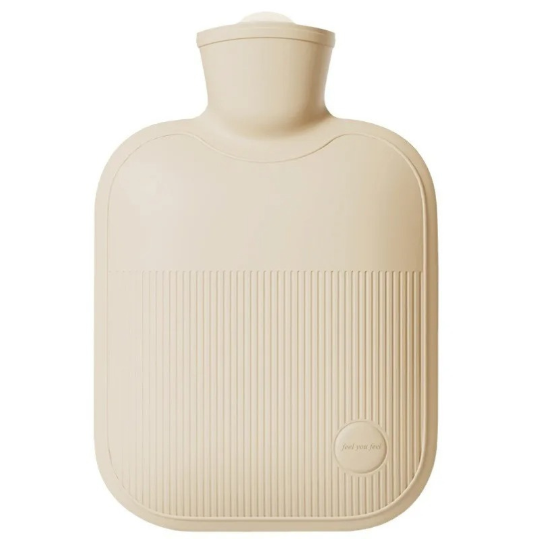 Hot Water Bottle 68 oz Leak-Proof – Soothing Heat for Cold Days, Hands & Feet – PVC Fill Pouch with Soft Touch – Portable Warmth for Bed
