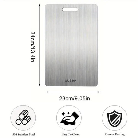 Hyginex – Premium Stainless Steel Chopping Board