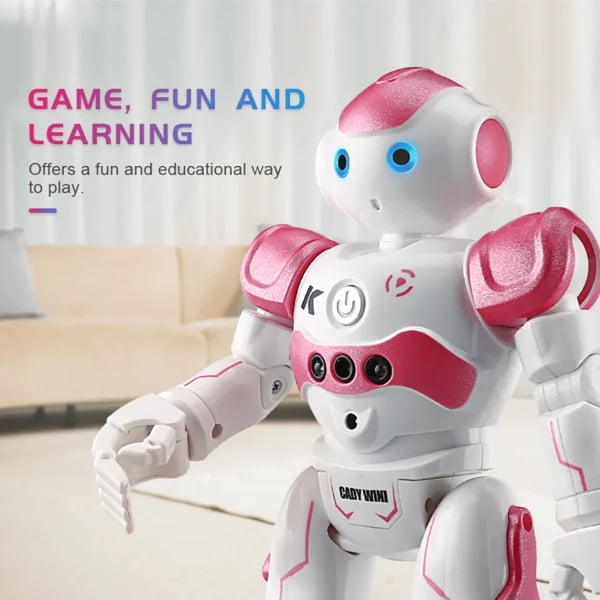Interactive Gesture-Controlled Dancing Robot Toy for Kids Ages 8+ with Remote, Music & Rechargeable Battery