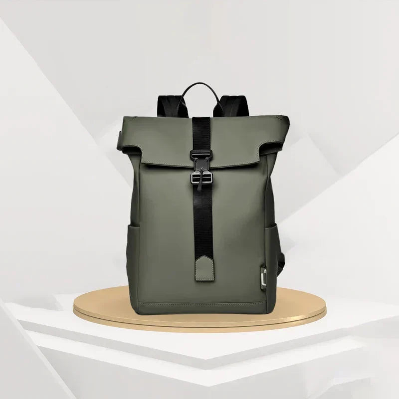 Sac à dos de banlieue avec port de charge USB - Sacoche d'ordinateur portable imperméable pour le travail, les voyages et l'école - Bretelles ergonomiques rembourrées et compartiments multiples