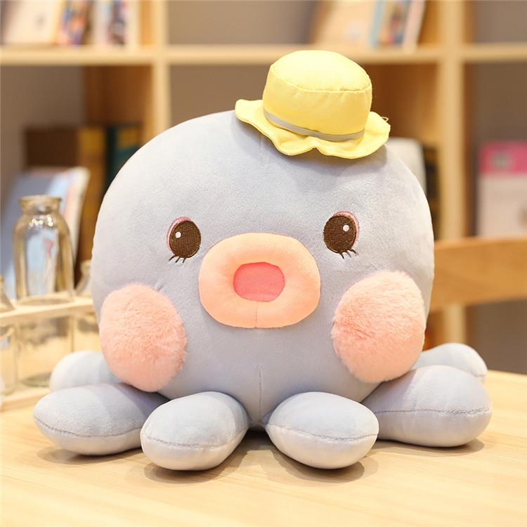 Peluche créature marine douce pour enfants et adultes – Compagnon de jeu et de réconfort moelleux – Rembourrage en coton de qualité supérieure – Lavable