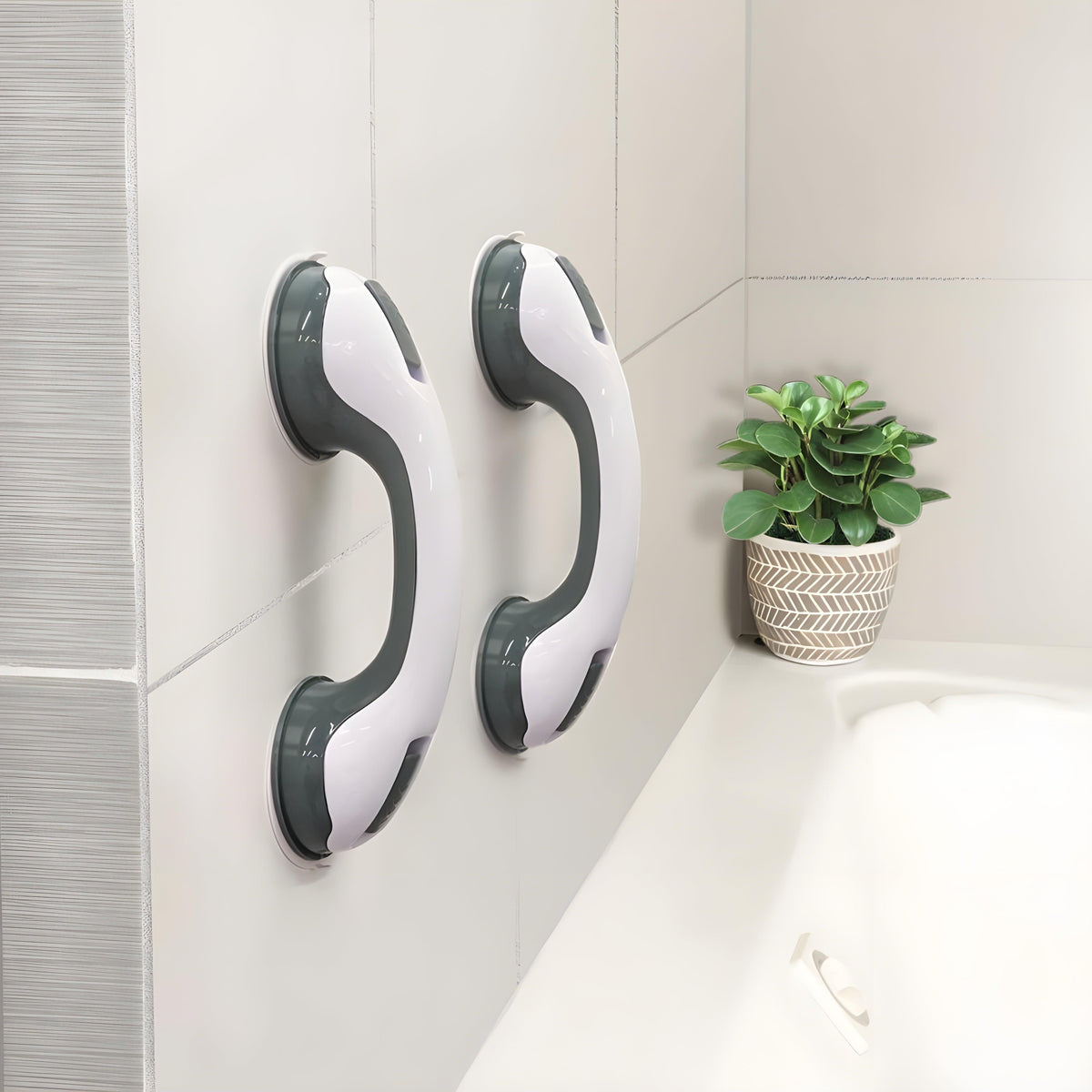 Poignée de douche Elysium - Ventouse, design ergonomique
