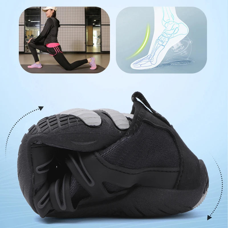Minimalist Barefoot Shoes Wide Toe Box Orthopedic Walking Sneakers for Men Women Natural Gait Support Muscle Strengthening Breathable