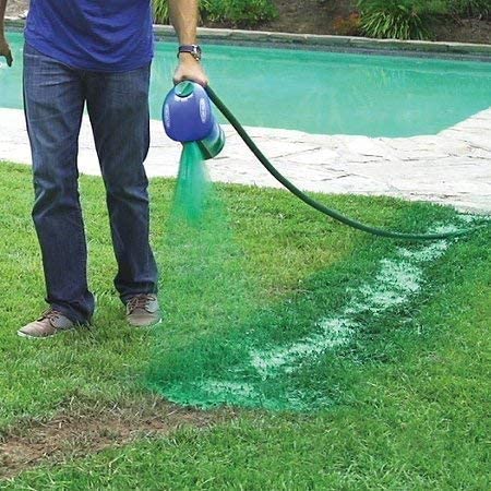 Liquid Grass Seed Spray for Lawn, Grass Seed with Mulch for Bare Patches and Fast Growing Green Lawns