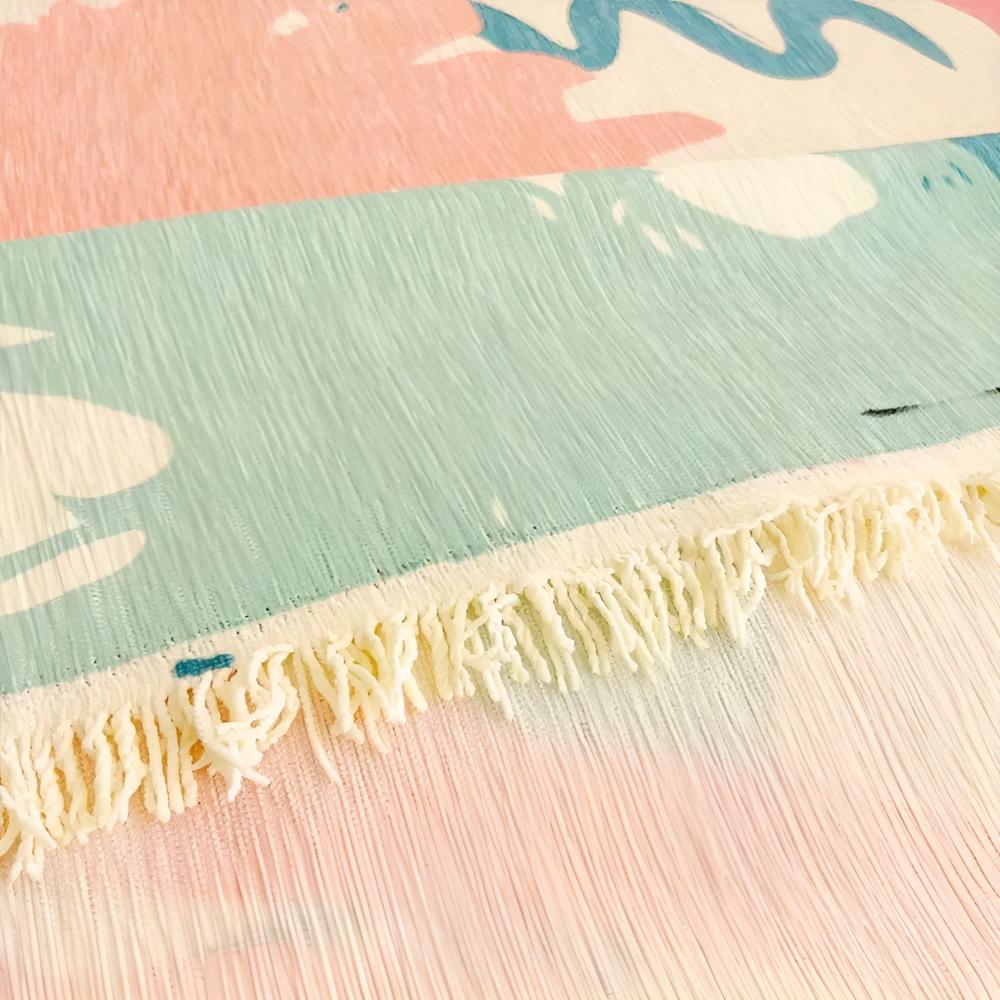 Housse de canapé Waverly - Imprimé artistique pastel, housse adaptée aux animaux de compagnie