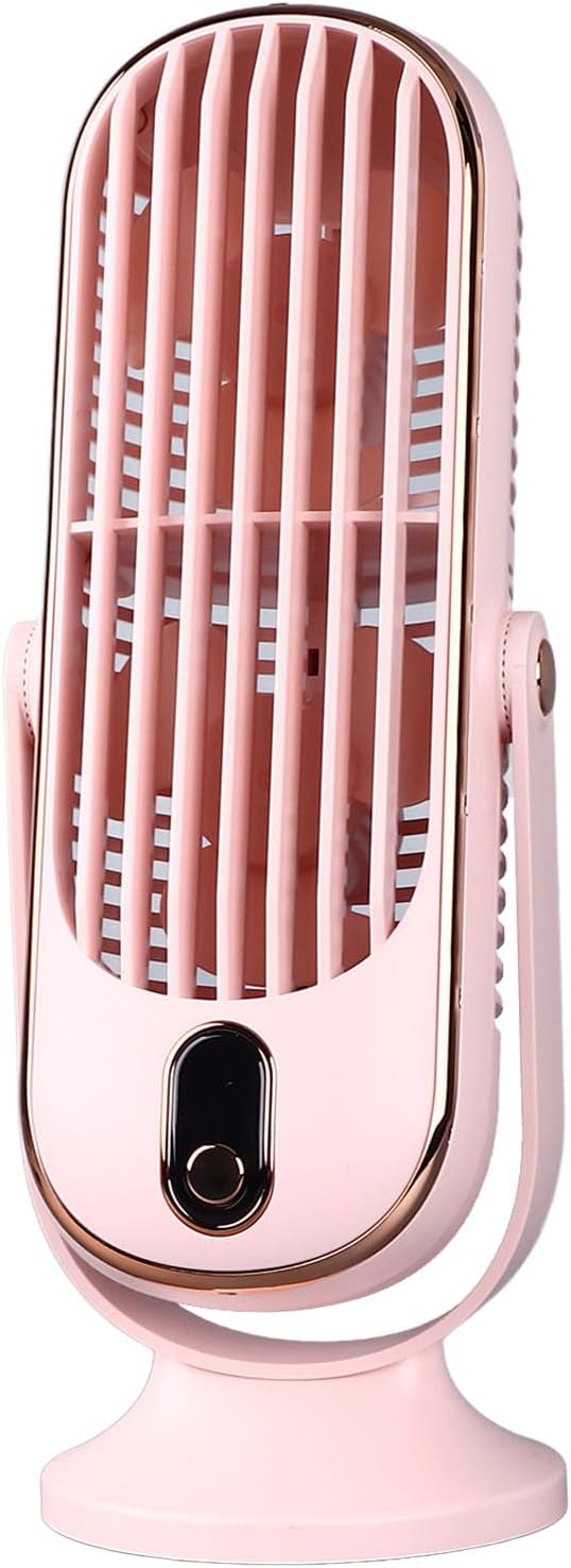 Rechargeable Portable Desk Fan with 720° Rotation & 8-Hour Battery – Quiet USB Travel Cooling Fan for Home, Office & Camping