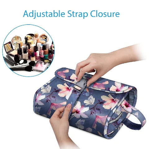 Chic Makeup Storage Bag | Portable Hanging Organizer with Multiple Compartments for Effortless Travel