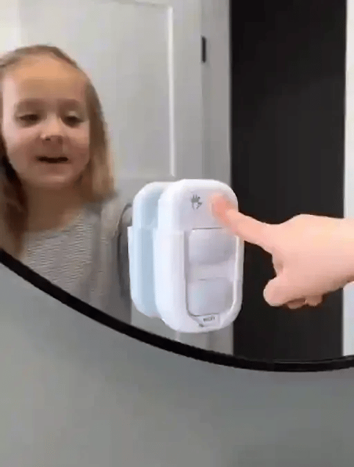 Minuteur d'hygiène pour enfants, guidage LED, mode 2 minutes, ventouse de fixation
