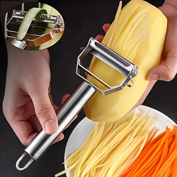SLICEFLEX – Stainless Steel Vegetable Peeler & Julienne Slicer