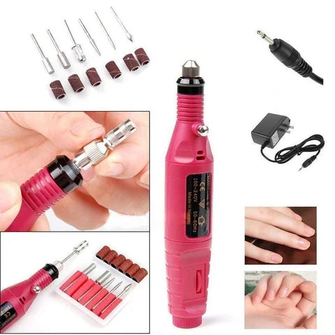 Ponceuse à ongles rechargeable, légère, à vitesse variable