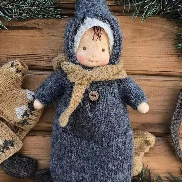 DREAMDOLL – Handmade Waldorf Doll Soft Cotton Kids Toy Set