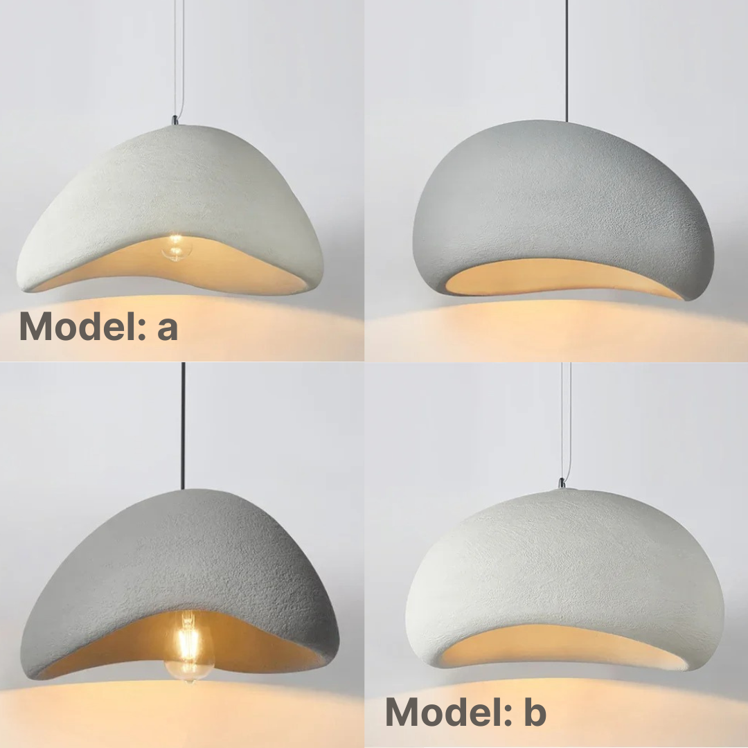 Suspension nordique Ortekor | Luminaire de plafond en verre et métal à intensité variable | Hauteur réglable pour une décoration intérieure d'ambiance