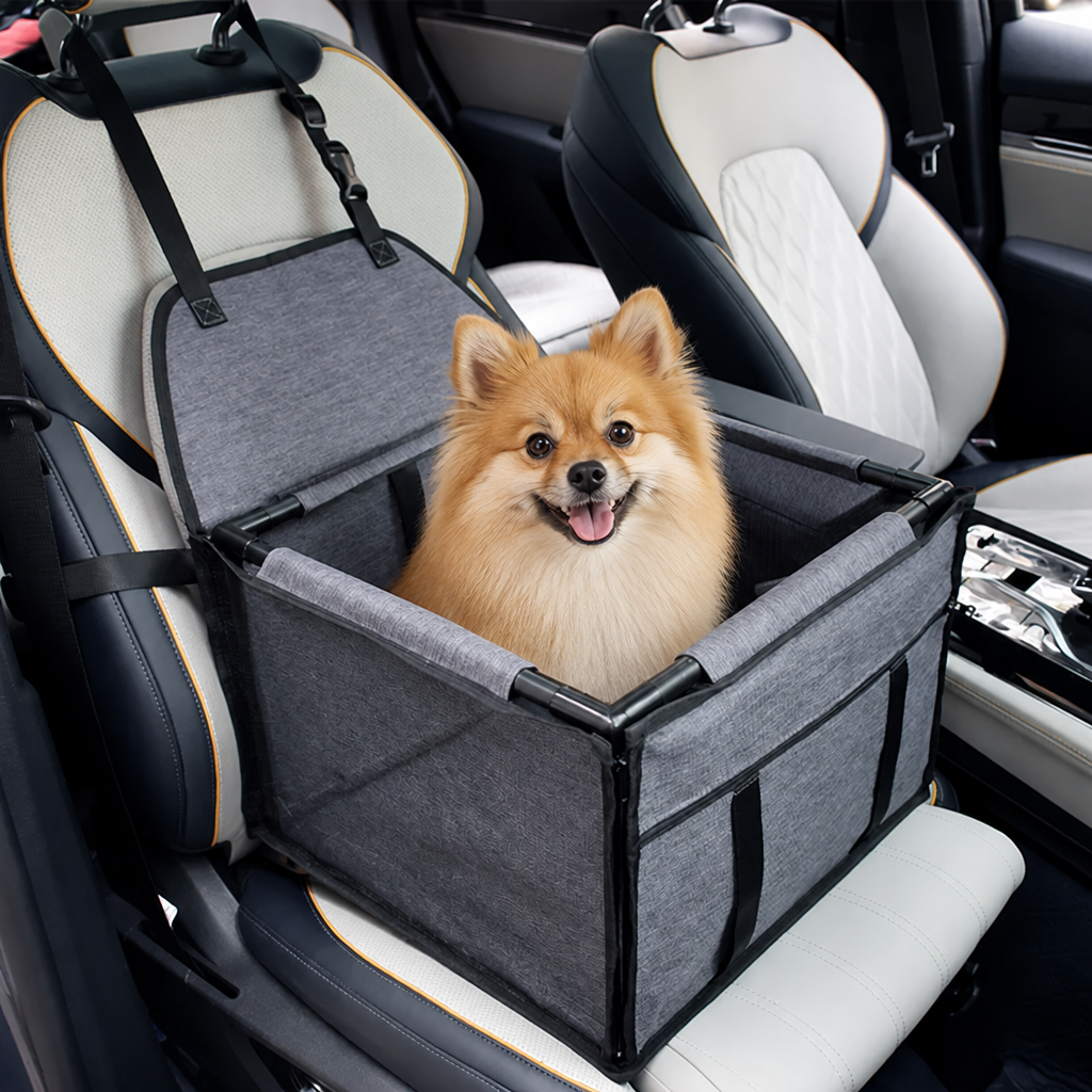 Housse de siège auto pour chien Ortekor en tissu Oxford 900D imperméable et durable (chiens de petite/moyenne taille)