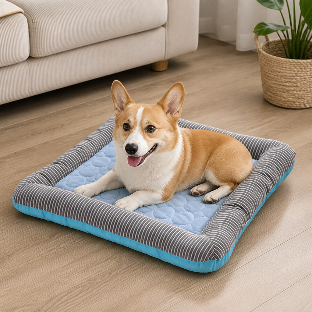 Ortekor Ice Silk Cooling & Quick-Dry Dog Bed