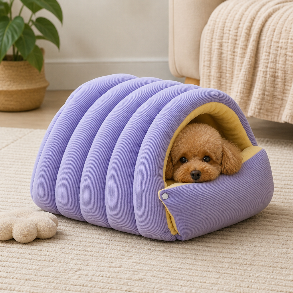 Ortekor Thick Plush & Detachable Cat Cave Bed