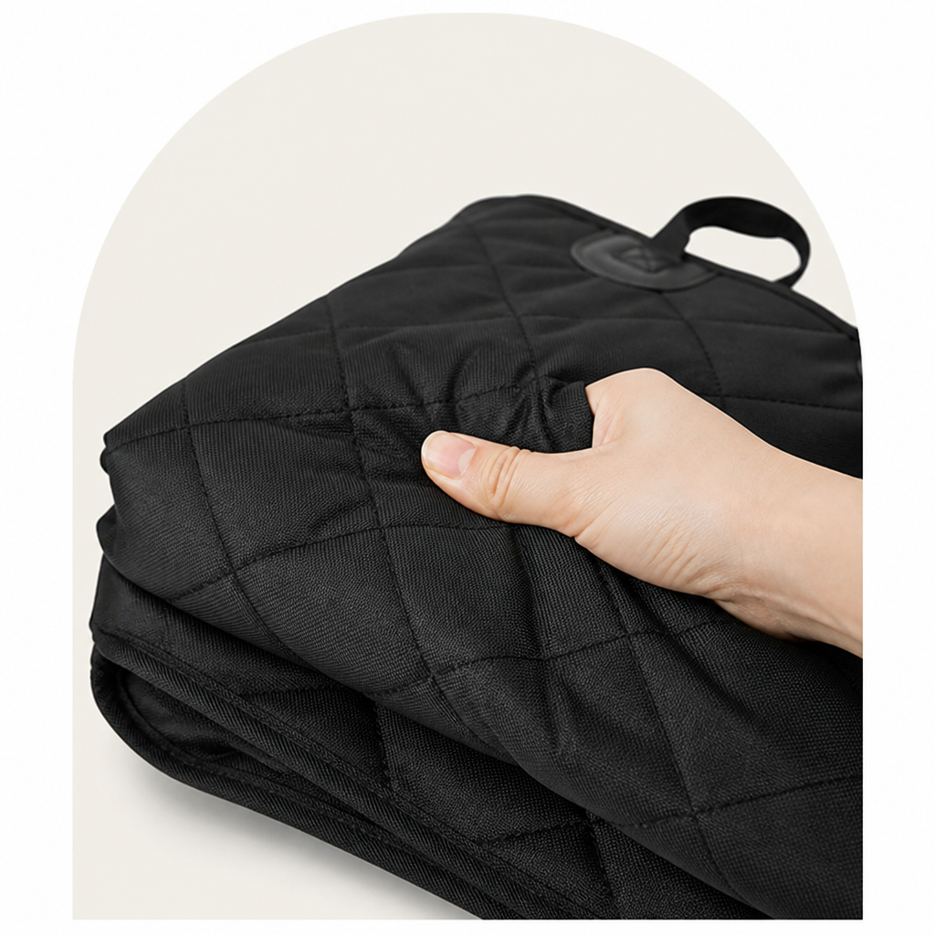 Ortekor Waterproof & Non-Slip Back Seat Dog Cover (Convertible)