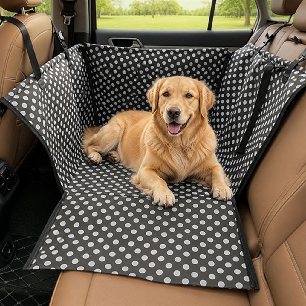 Ortekor Waterproof Oxford Pet Car Seat Hammock