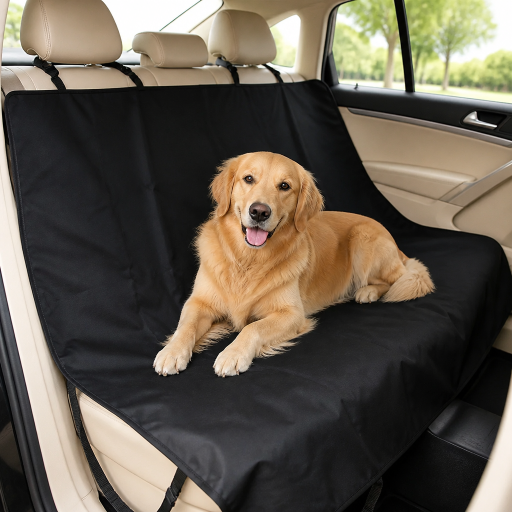 Ortekor Waterproof & Scratch-Resistant Padded Oxford Back Seat Hammock (Universal Fit)
