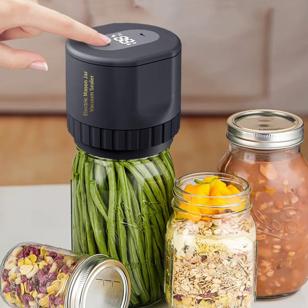 Scelleuse sous vide pour bocaux, machine électrique de mise sous vide alimentaire, scelleuse portable avec batterie rechargeable