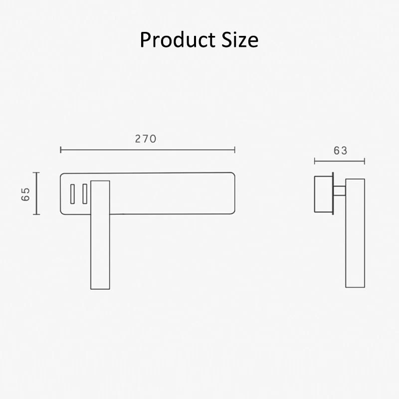 Applique murale de chevet LED flexible