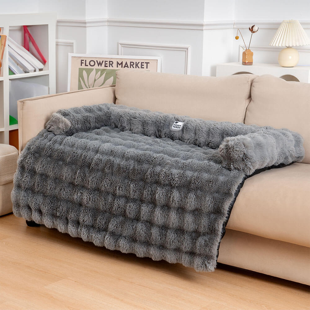 Refuge Cosy | Protège-canapé pour chien avec base antidérapante | Confort moelleux pour une relaxation ultime de votre animal
