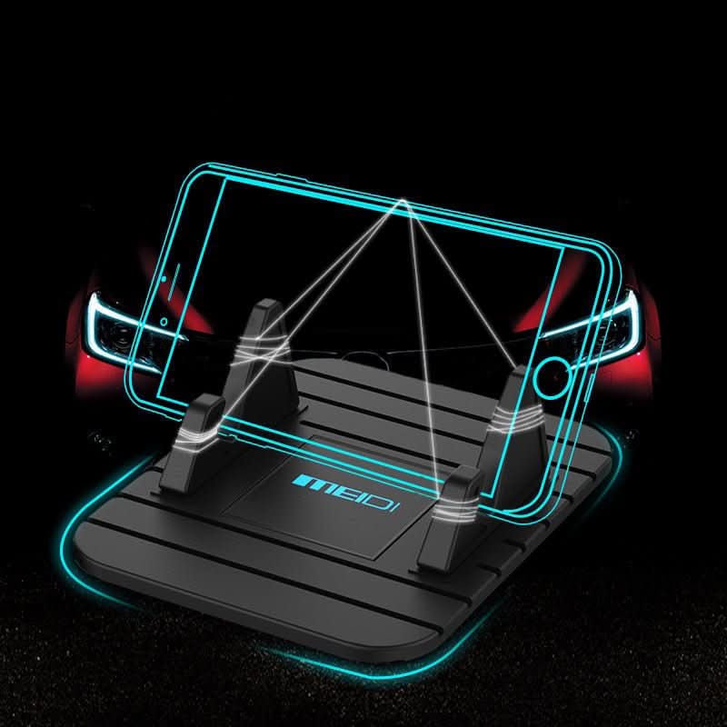Dashboard Cell Phone Holder for Car with Non-Slip Silicone Base – Secure Grip Mount for Navigation & Hands-Free Calls