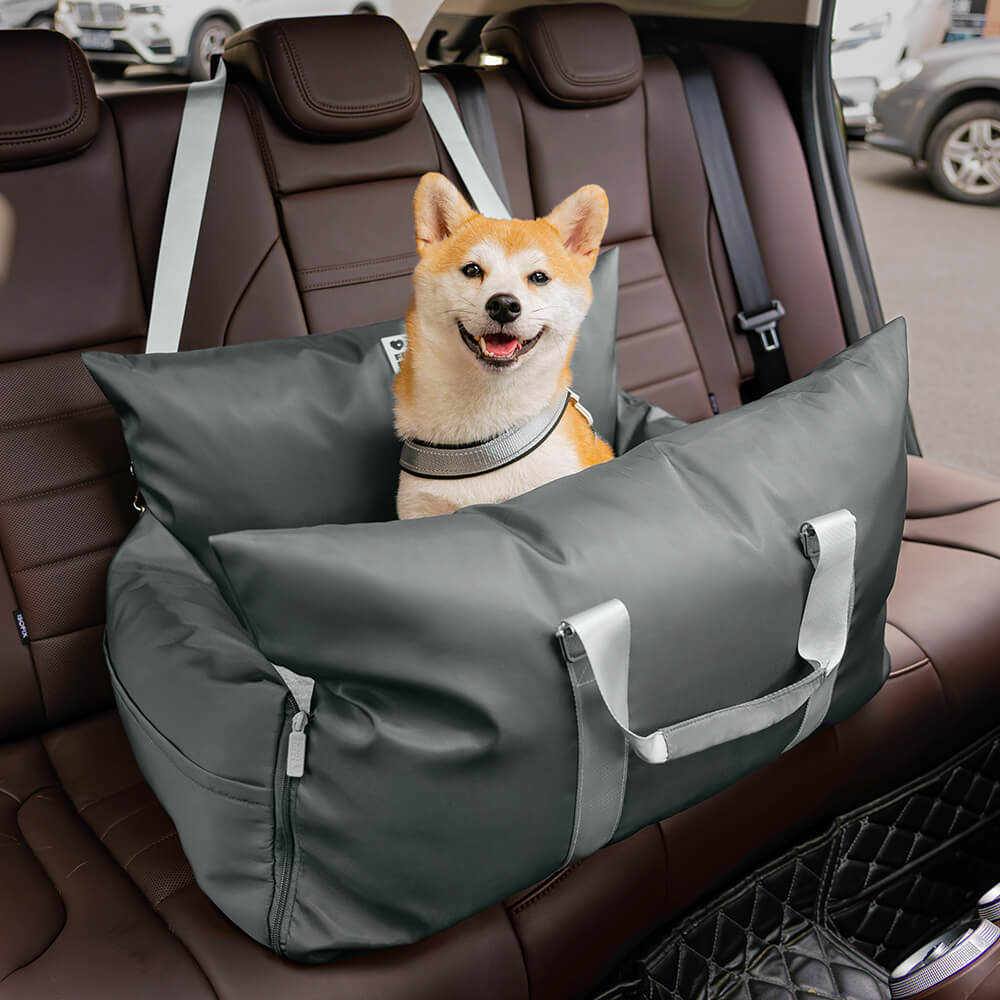 Comfort Pet | Siège-lit pour chien avec ceintures de sécurité réglables et base antidérapante | Idéal pour les voyages et la maison