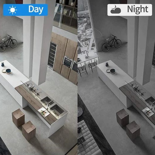 Caméra de sécurité WiFi compacte 1080p avec vision nocturne