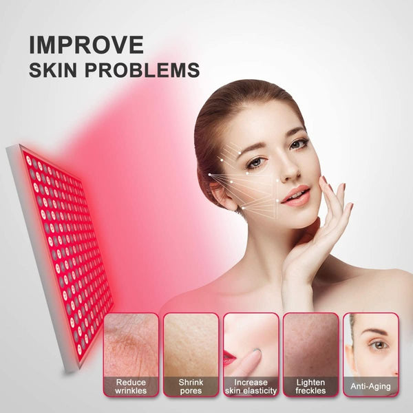 LUMIRED – Red Light Therapy Panel 225 LED Skin Rejuvenation Lamp