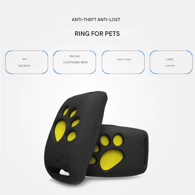 GPS Pet Tracker Collar for Cats & Small Dogs with Real-Time Location Monitoring, Geo-Fence Alerts, IP67 Waterproof Design