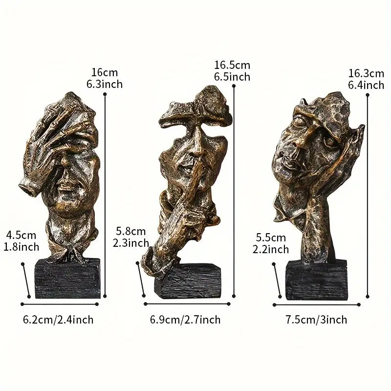 Meditations™ - 3pcs Sculpture Set