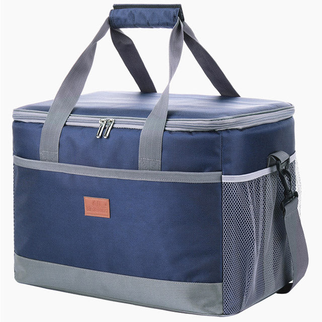 Large 33-Liter Insulated Cooler Tote with Leak-Proof Lining for Camping, Tailgating, Road Trips & Family Outings