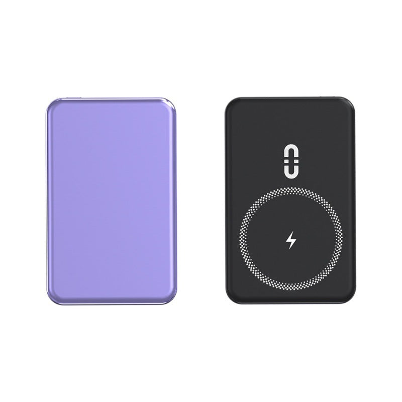 Batterie externe magnétique | Chargeur portable avec recharge rapide par induction | Design compact pour une utilisation pratique lors de vos déplacements
