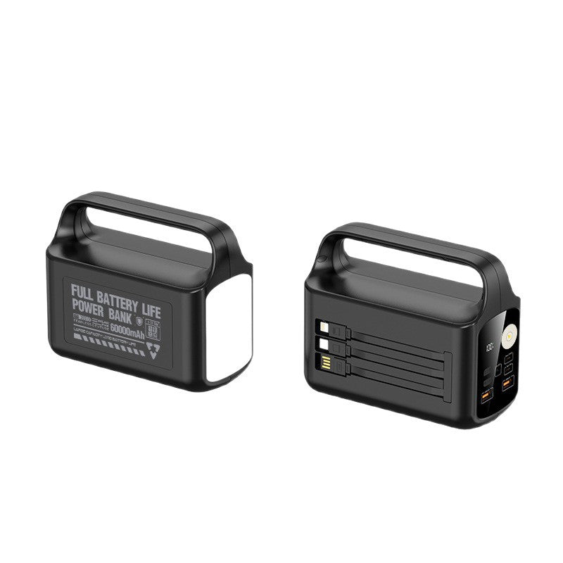 Batterie externe portable avec lampe LED et charge rapide | Haute capacité pour une commodité lors de vos déplacements