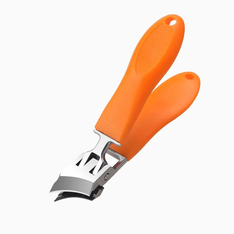 Coupe-ongles robuste avec récupérateur de débris pour ongles épais – Pince à large mâchoire en acier inoxydable pour hommes et femmes