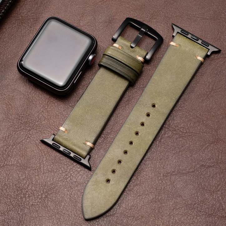 Bracelet en cuir pour Apple Watch, bracelet pour Apple Watch Ultra 49 mm et 45 mm, bracelet de remplacement pour iWatch