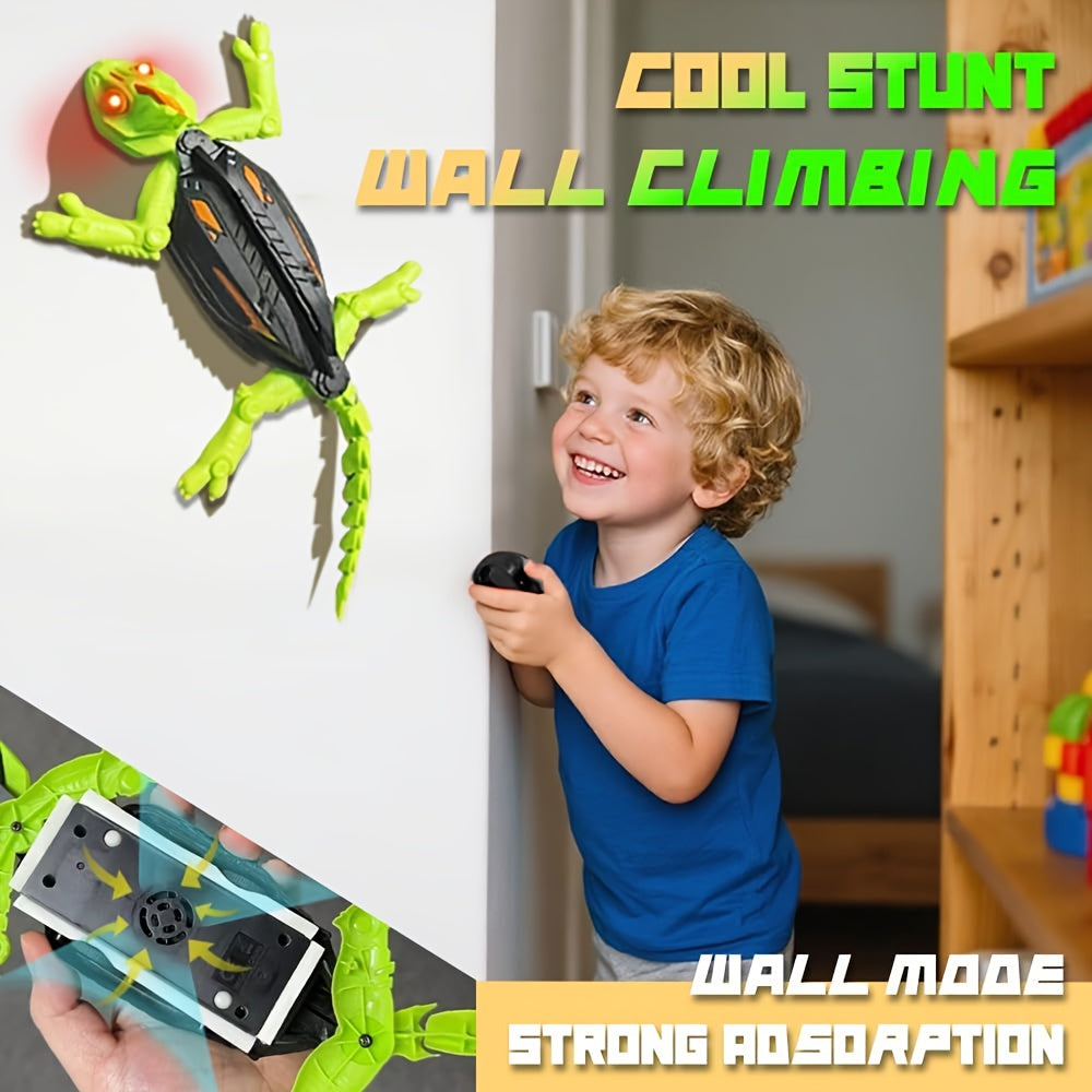 Interactive RC Robot Toy | Wall Climbing Lizard & Cockroach with USB Rechargeable Battery | Fun Indoor Adventure for Kids