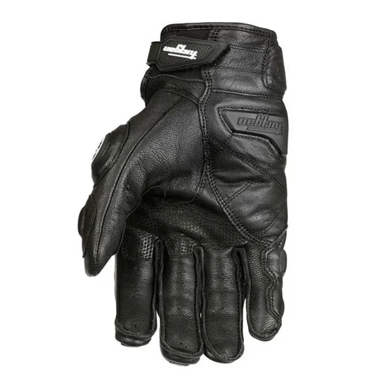 Gants de moto, gants de moto en cuir avec protections des articulations en fibre de carbone, gants de conduite imperméables et tactiles