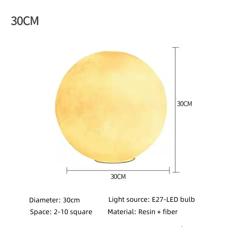 Sphere Standing Lamp with Adjustable Brightness LED | Modern Accent Light for Bedroom & Living Room Décor | Plug-In Design | Dimmable Ambien