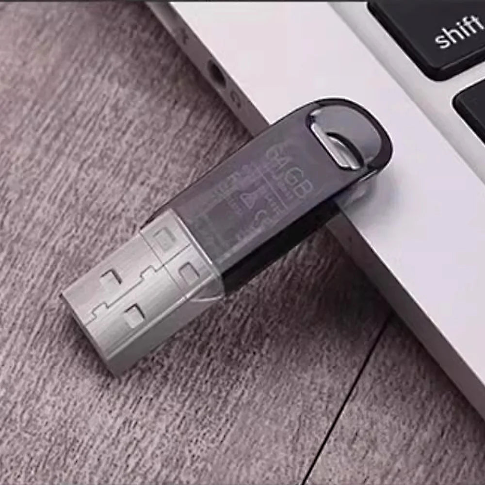 Secure Tech | Clé USB portable chiffrée avec corps en métal | Stockage compact pour un transfert de fichiers sécurisé
