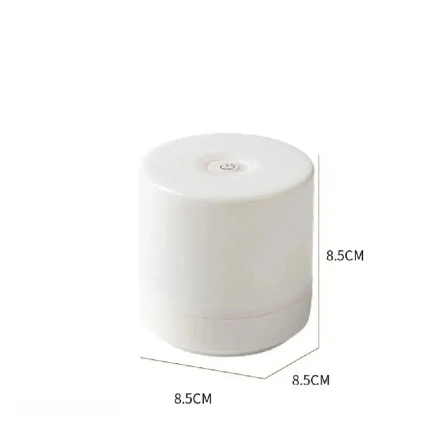 Dimmable LED Cube Lamp 3.3 Inch White Touch Control Bedside Light USB Powered for Nightstand Reading Desk Small Space Ambient Lighting