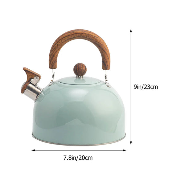STEAMORA – 2.5L Whistling Kettle Stainless Steel Heat Resistant Handle