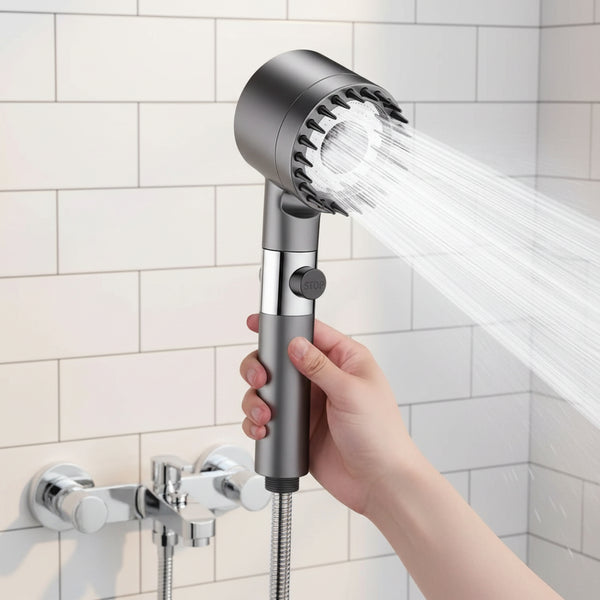 VITALSHOWER – High-Pressure Shower Head with Water Filtration