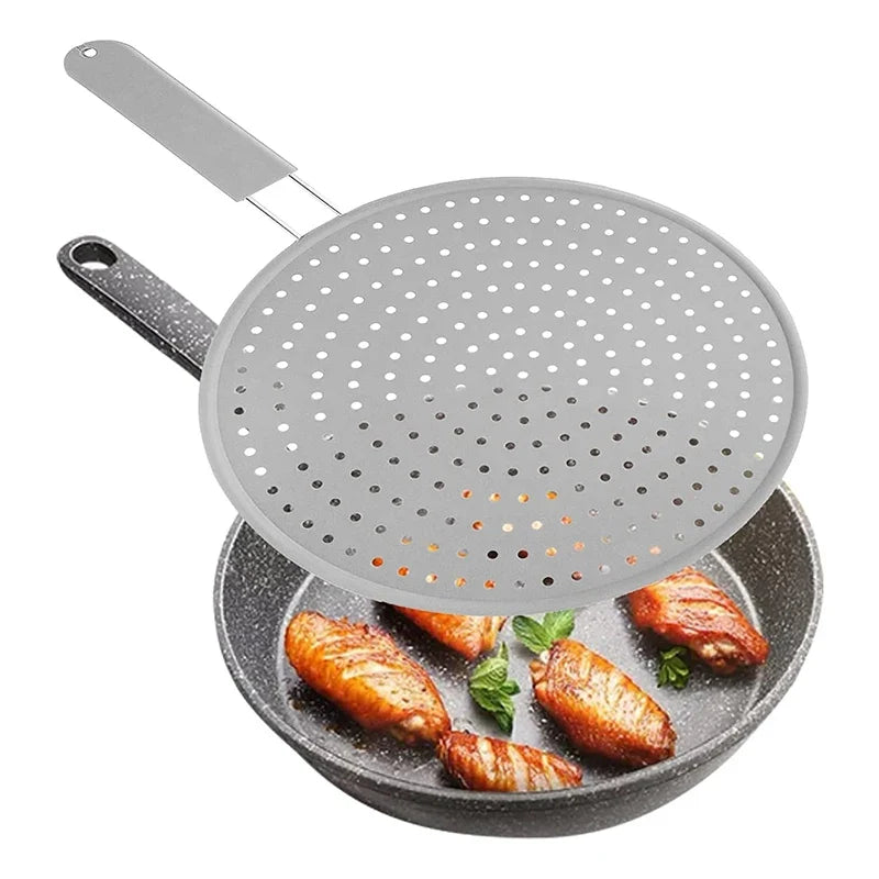 SPLASHGUARD – Silicone Frying Pan Splatter Screen