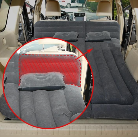 Confort de voyage | Matelas pneumatique pour SUV avec gonflage facile | Solution de couchage portable pour les trajets en voiture