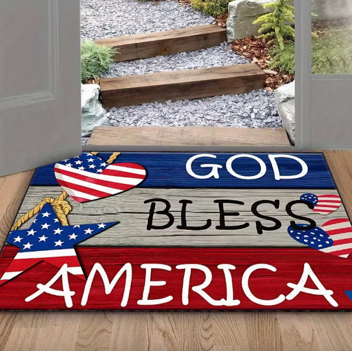 God Bless America™ Welcome Mat