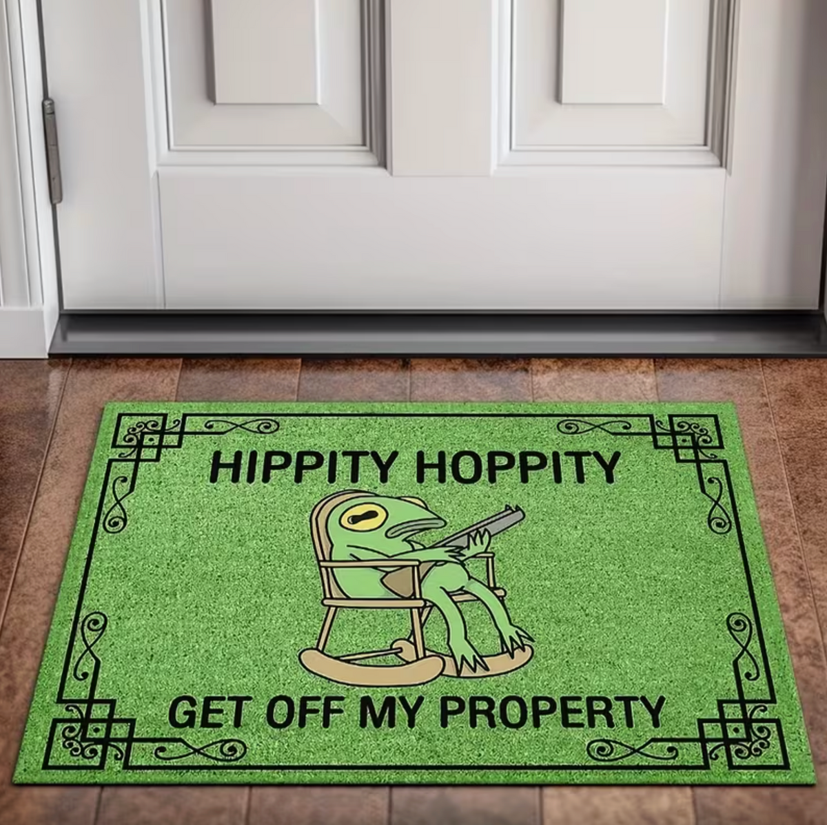Hippity Hoppity™ – Funny Welcome Mat