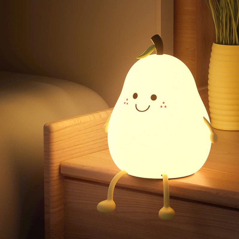 Rechargeable Silicone Kids Night Light 6 in Cordless Dimmable LED Lamp Nursery Bedroom Baby Toddler Safe Touch Control Animal Shapes