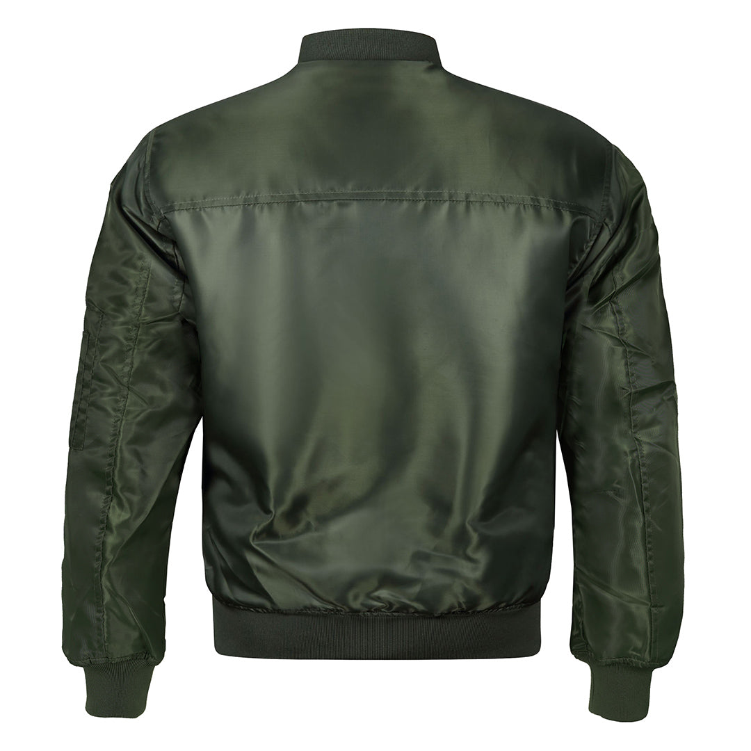 Men's Waterproof Bomber Jacket with Scratch-Resistant Coating for Everyday Outdoor Wear