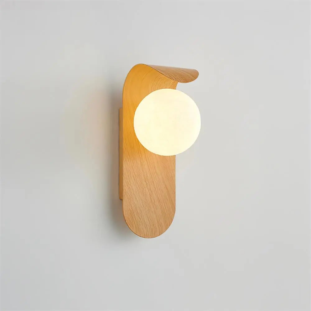 Hardwired LED Wall Sconce with G9 Base – Modern Globe Light for Bedroom, Hallway & Living Room – Minimalist Plastic Fixture 10 in Height